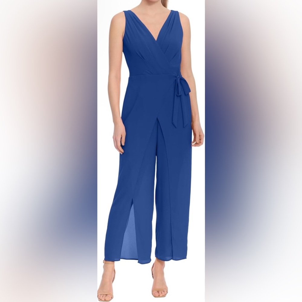 London Times Blue Maxi Dress